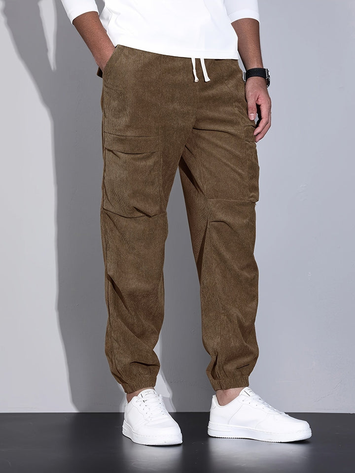 MADISON | CORDUROY CARGO TROUSERS