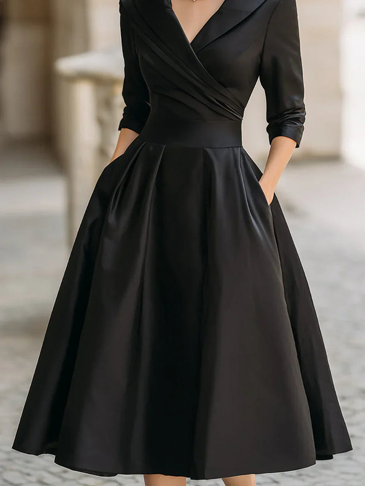 Clera | Elegant Satin Dress