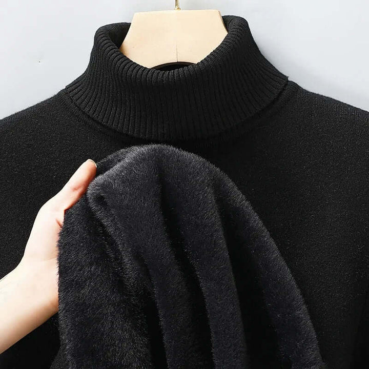 Elegant Men's Wool Roll Neck Jumper – Timeless Warmth & Stylish Comfort
