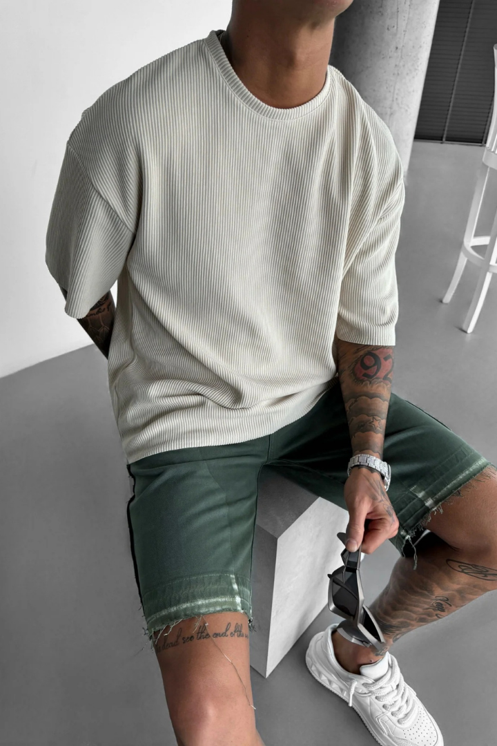 Madison | Oversize Ribbed T-shirt