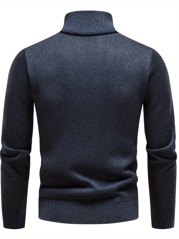 Luxury Long Sleeve Knitted Jumper – Warm, Comfortable and Stylish Men's Jumper for Cold Days