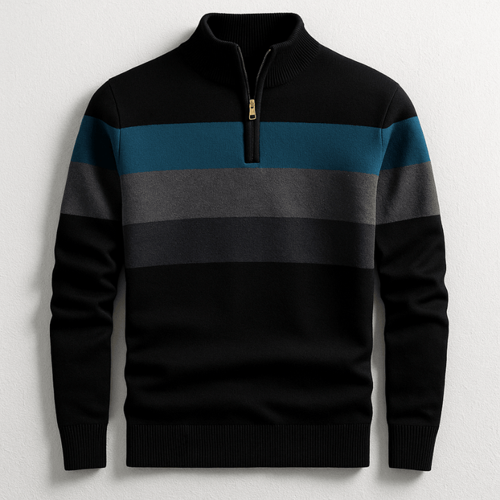 Quarter-Zip Pullover for Men – Comfortable and Stylish Medium Weight Cotton Jumper