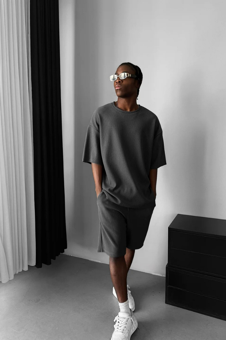 Madison | Oversize Ribbed T-shirt