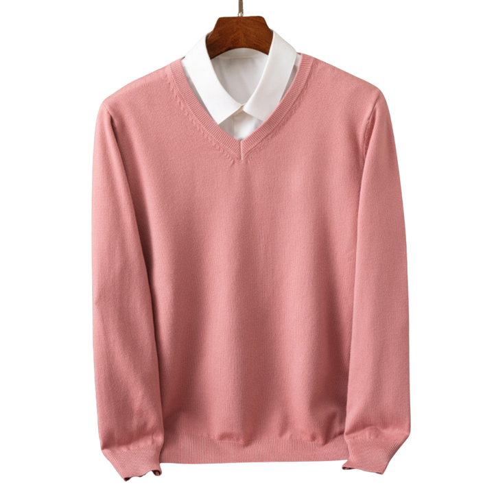 Bexford | V-Neck Pullover in Pure Wool for Men