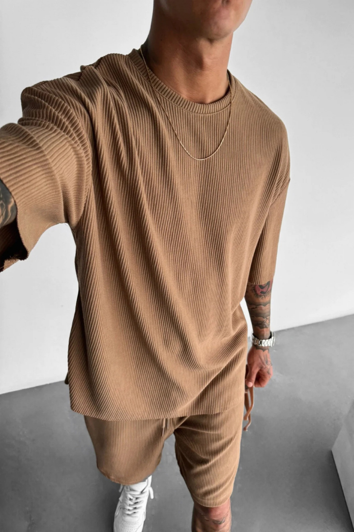 Madison | Oversize Ribbed T-shirt