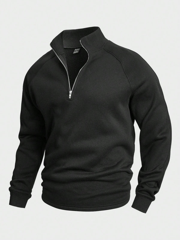 Stylish Zip Jumper – Modern, Warm and Comfortable Men's Jumper with Half Zip