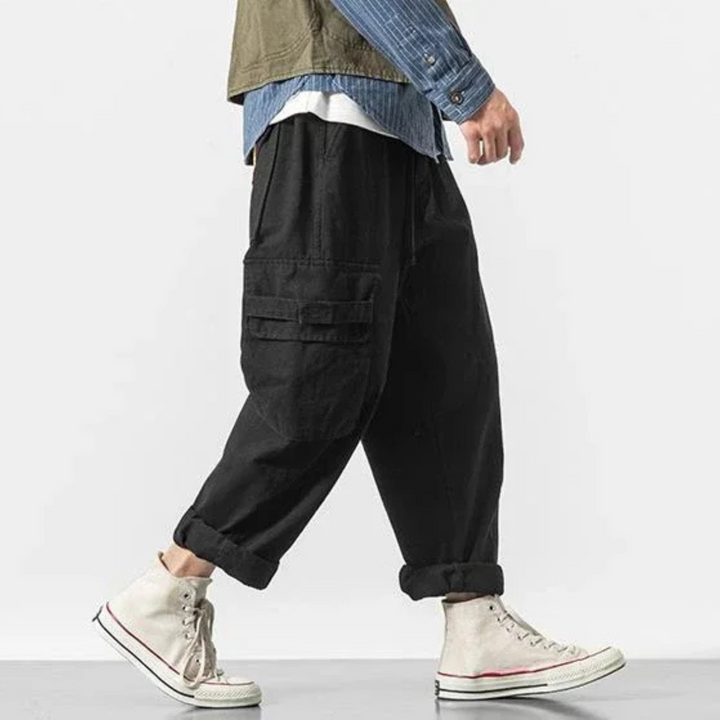 Utility Cargo Trousers – Heavy Cotton Cargo Pants with a Modern Streetwear Look