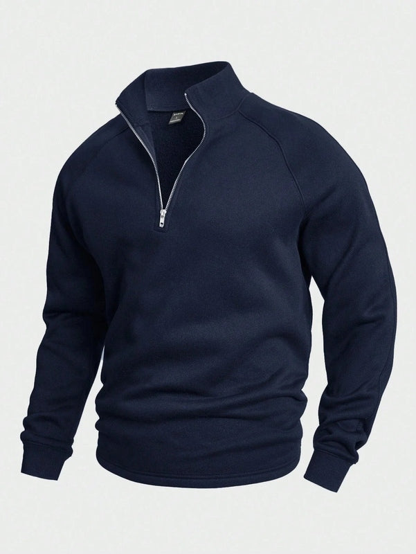 Stylish Zip Jumper – Modern, Warm and Comfortable Men's Jumper with Half Zip