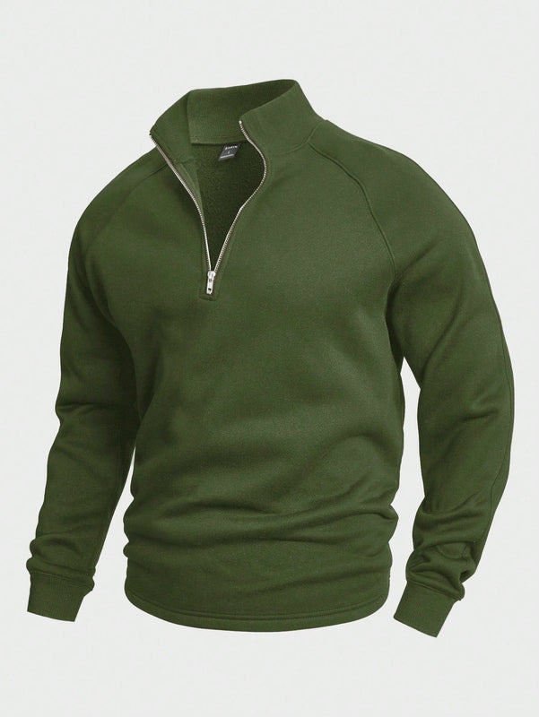 Stylish Zip Jumper – Modern, Warm and Comfortable Men's Jumper with Half Zip