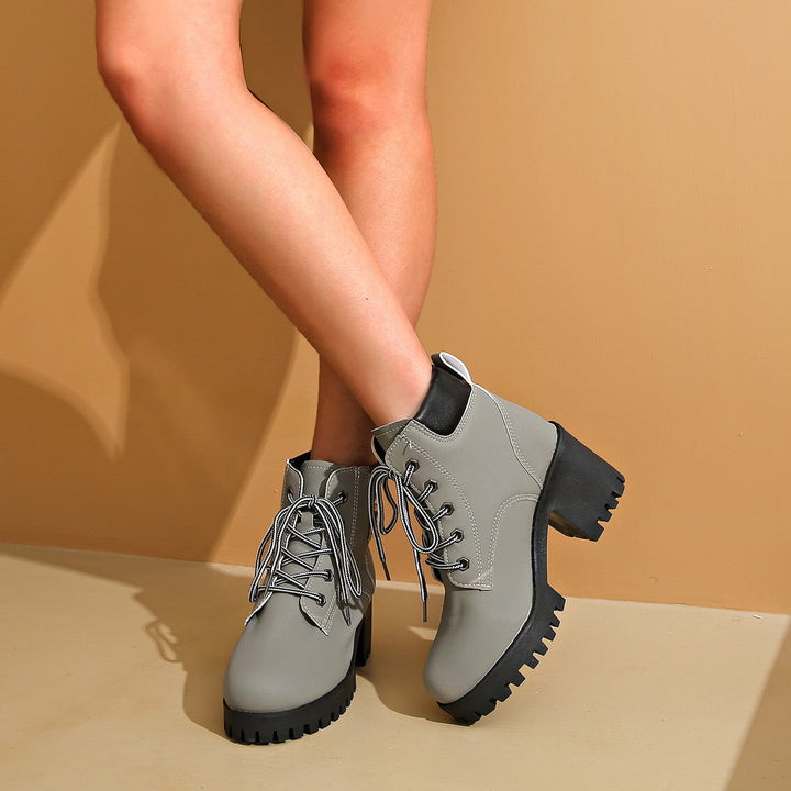 Bootara Women's Cowhide - Waterproof Ankle Boots