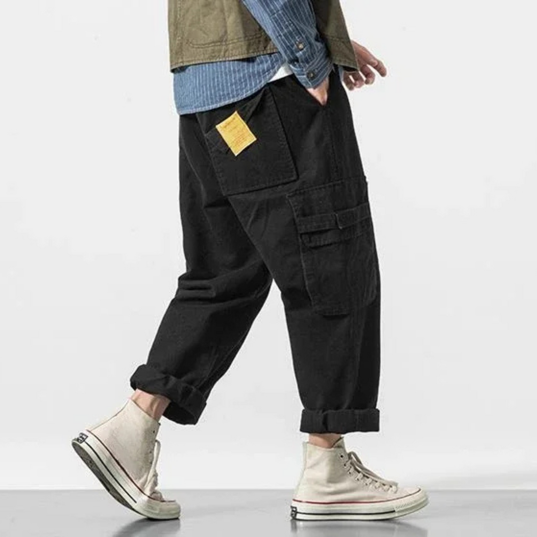 Utility Cargo Trousers – Heavy Cotton Cargo Pants with a Modern Streetwear Look