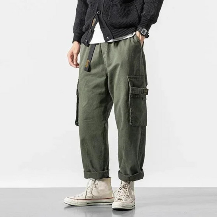 Utility Cargo Trousers – Heavy Cotton Cargo Pants with a Modern Streetwear Look