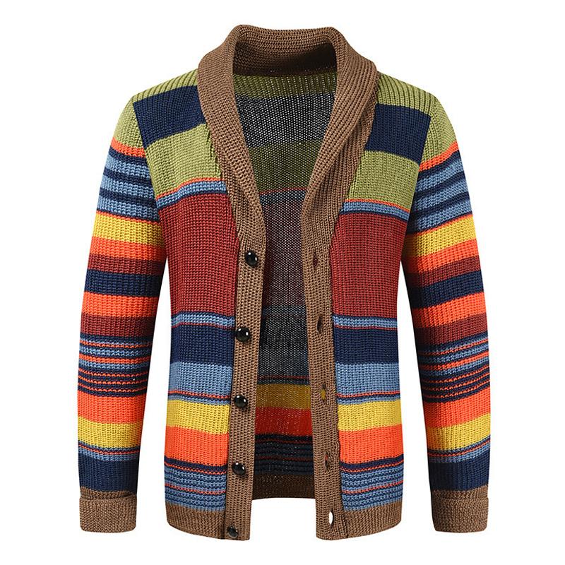 GARRY™ | RETRO STRIPED CARDIGAN