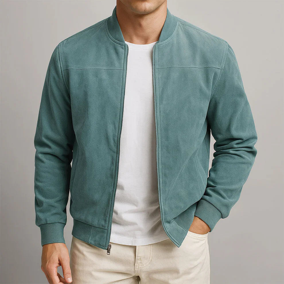 Madison | Suede Bomber Jacket