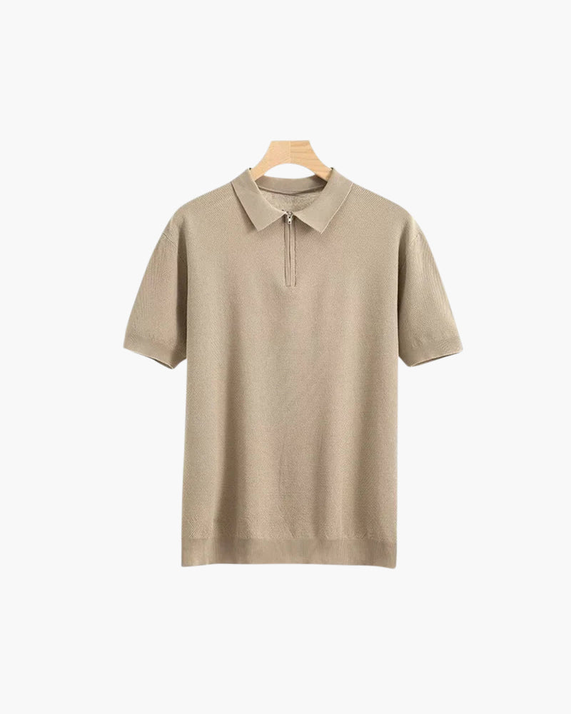 Marbella Zip-Up Polo Shirt