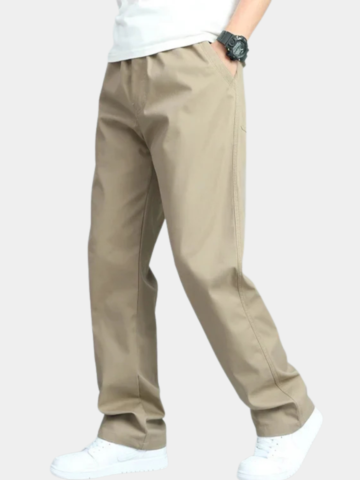 MADISON | MEN'S WIDE LEG COTTON TROUSERS