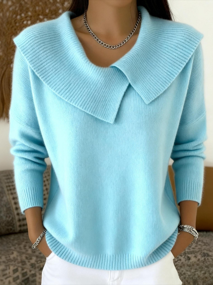 Lucia™ | Warm Jumper with Soft Collar