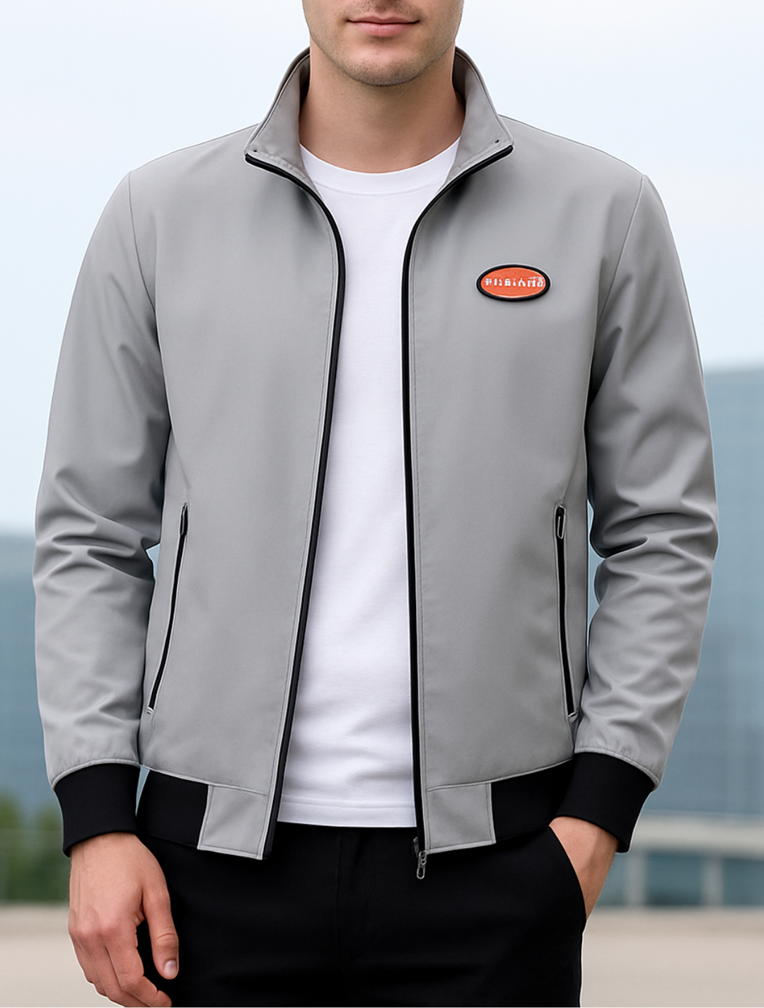 Madison | Business Casual Jacket with Stand-Up Collar