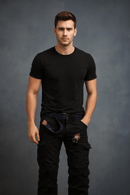 Fashionable Loose-Fitting Men's Cargo Trousers – Comfort and Style for Every Occasion