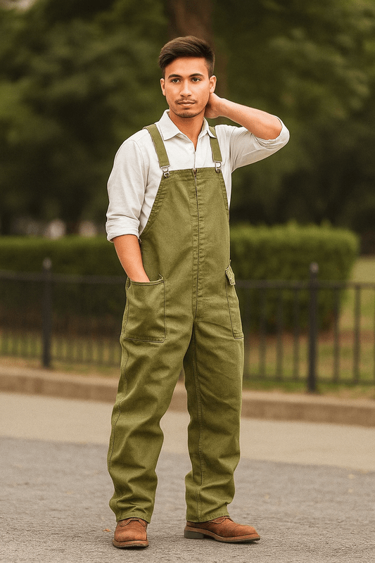 Retro Men's Cargo Trousers – Loose Fit & Plus Sizes Casual Trousers