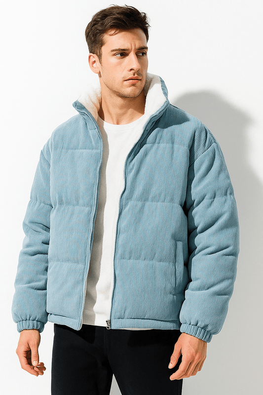 Corduroy Jacket for Men – Warm, Stylish Winter Jacket with Fleece Lining