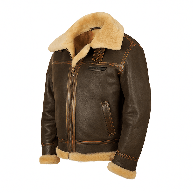 Stylish Pilot Jacket for Men – Timeless Jacket with Comfortable Fit & Durable Design