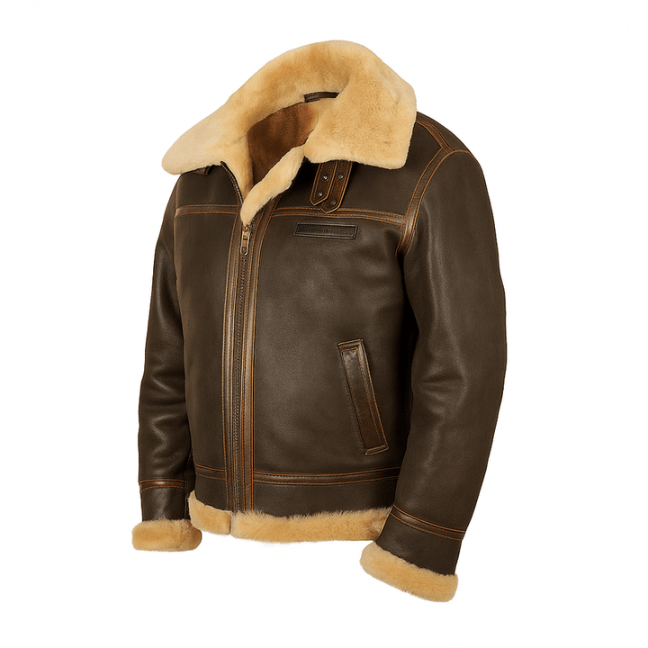 Stylish Pilot Jacket for Men – Timeless Jacket with Comfortable Fit & Durable Design