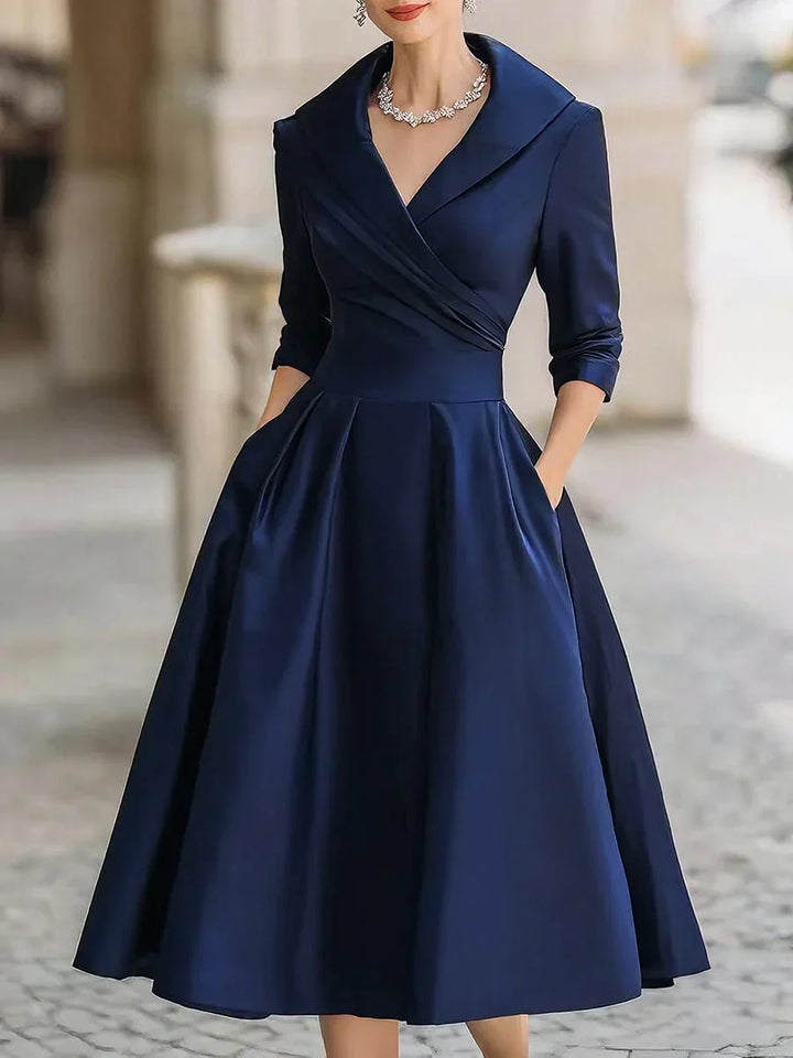 Clera | Elegant Satin Dress