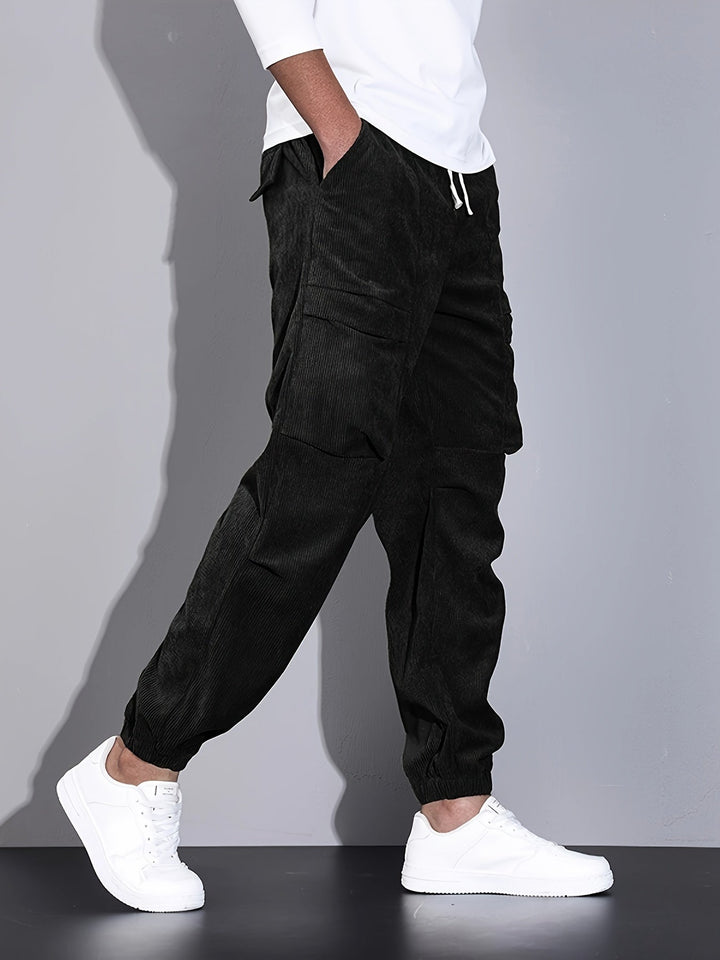 MADISON | CORDUROY CARGO TROUSERS