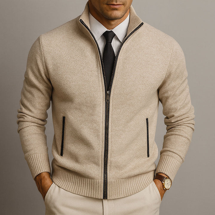 VINCENT™|ELEGANT ZIP CARDIGAN