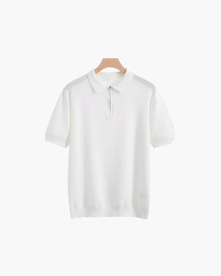 Marbella Zip-Up Polo Shirt