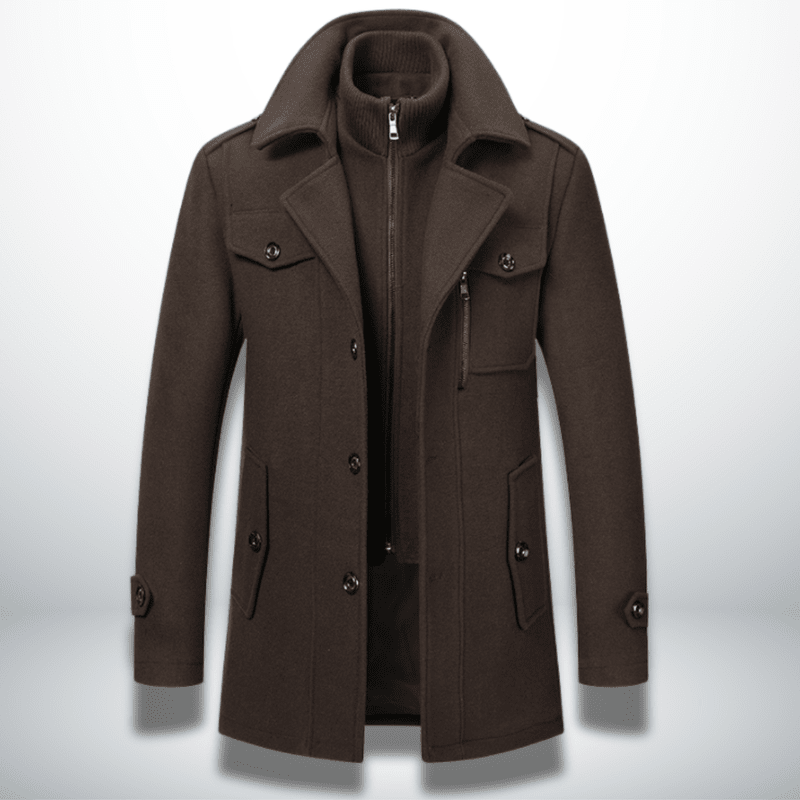 Elegant and Warm Men's Coat – Stylish, Comfortable & Perfect for Cold Days