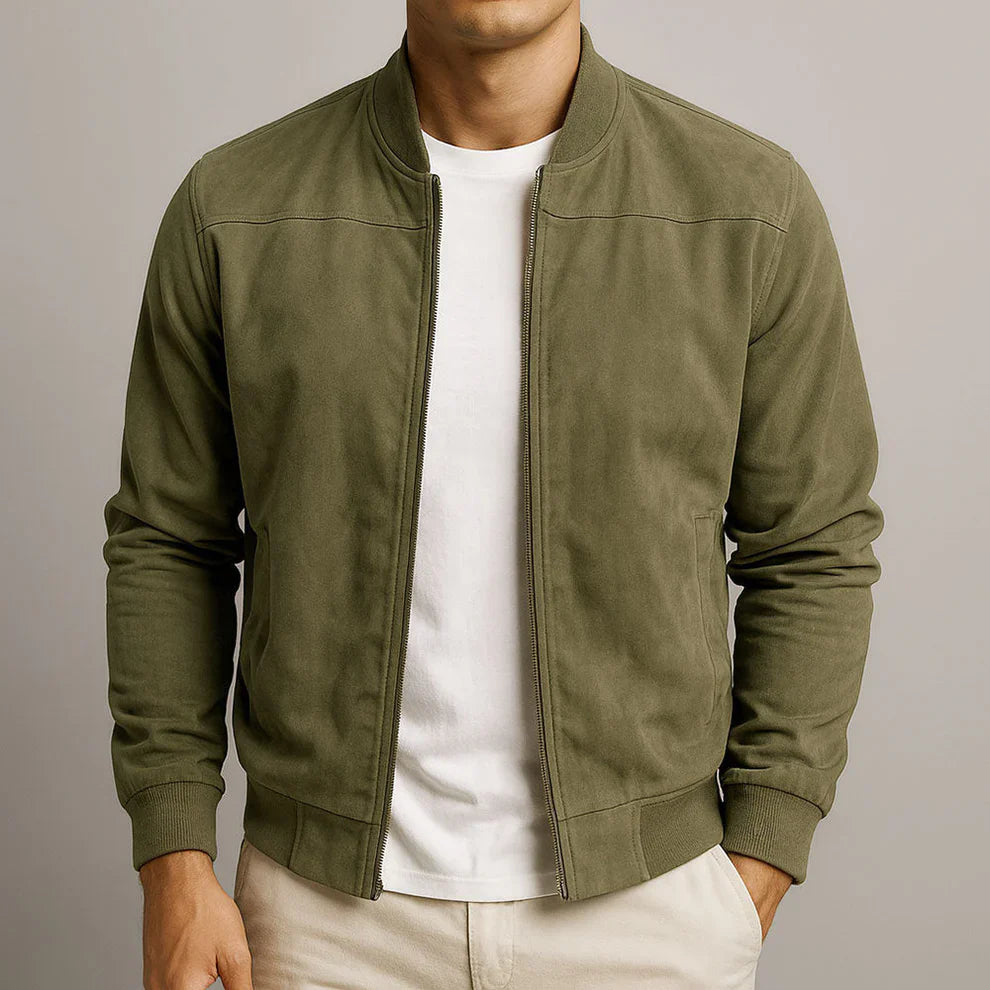 Madison | Suede Bomber Jacket