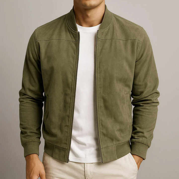 Madison | Suede Bomber Jacket