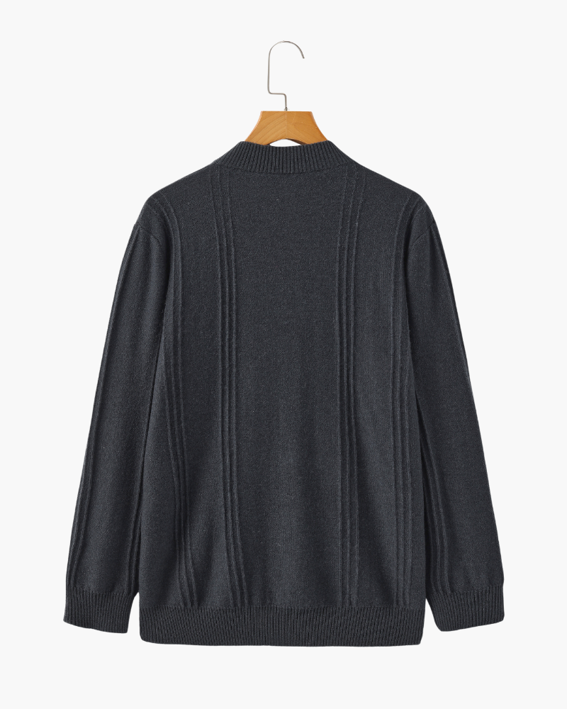 Madison Cashmere Half-Zip Vest