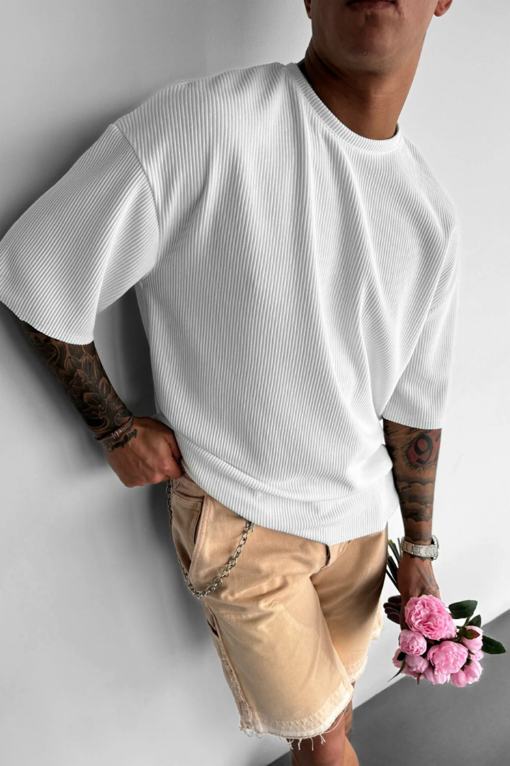 Madison | Oversize Ribbed T-shirt