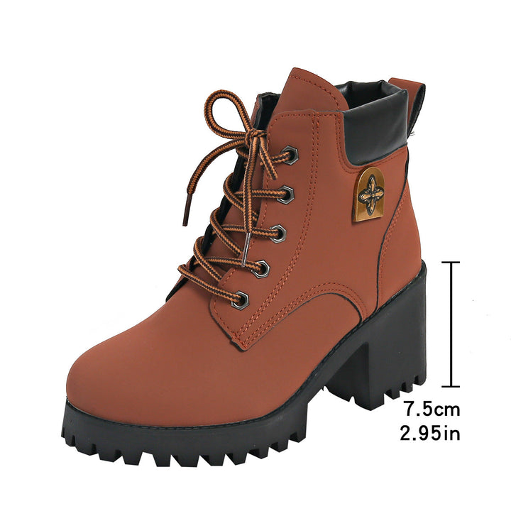 Bootara Women's Cowhide - Waterproof Ankle Boots
