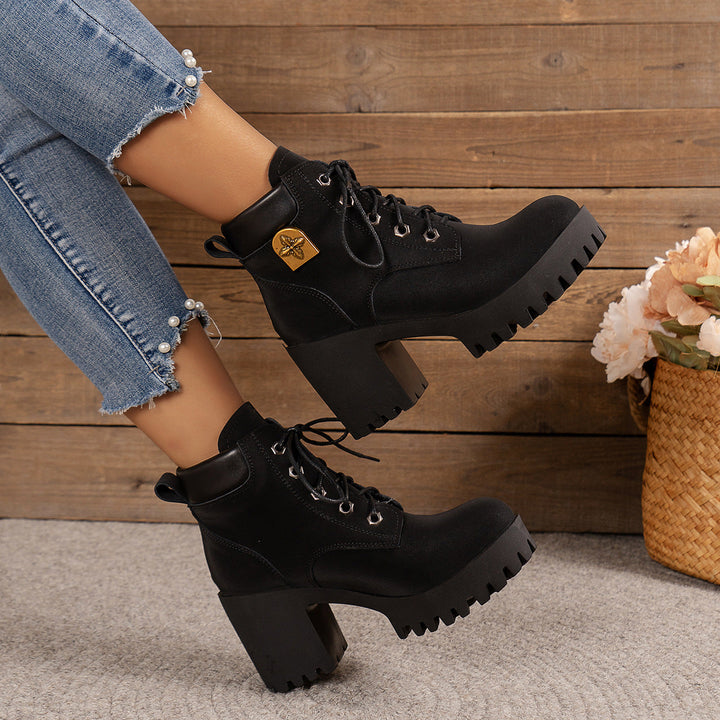 Bootara Women's Cowhide - Waterproof Ankle Boots