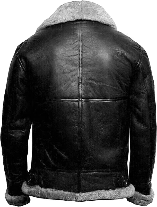 Classic Leather Jacket – Timeless Men's & Women's Jacket Made from High-Quality Real Leather