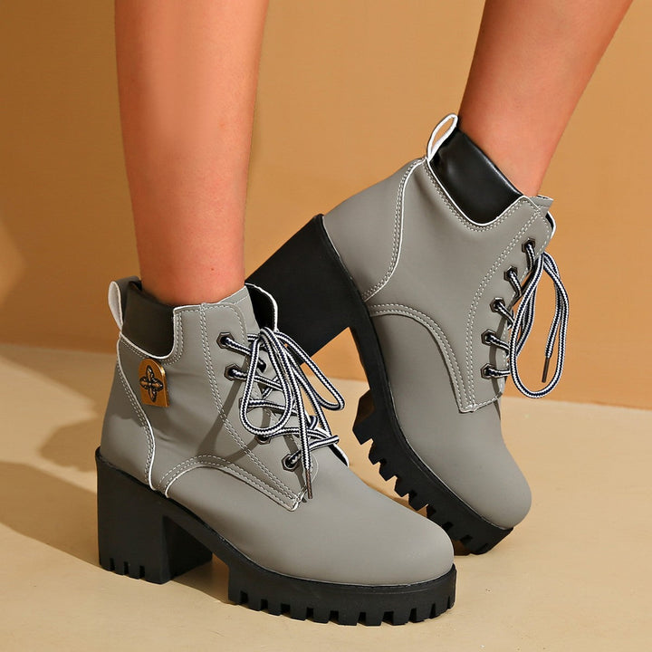 Bootara Women's Cowhide - Waterproof Ankle Boots