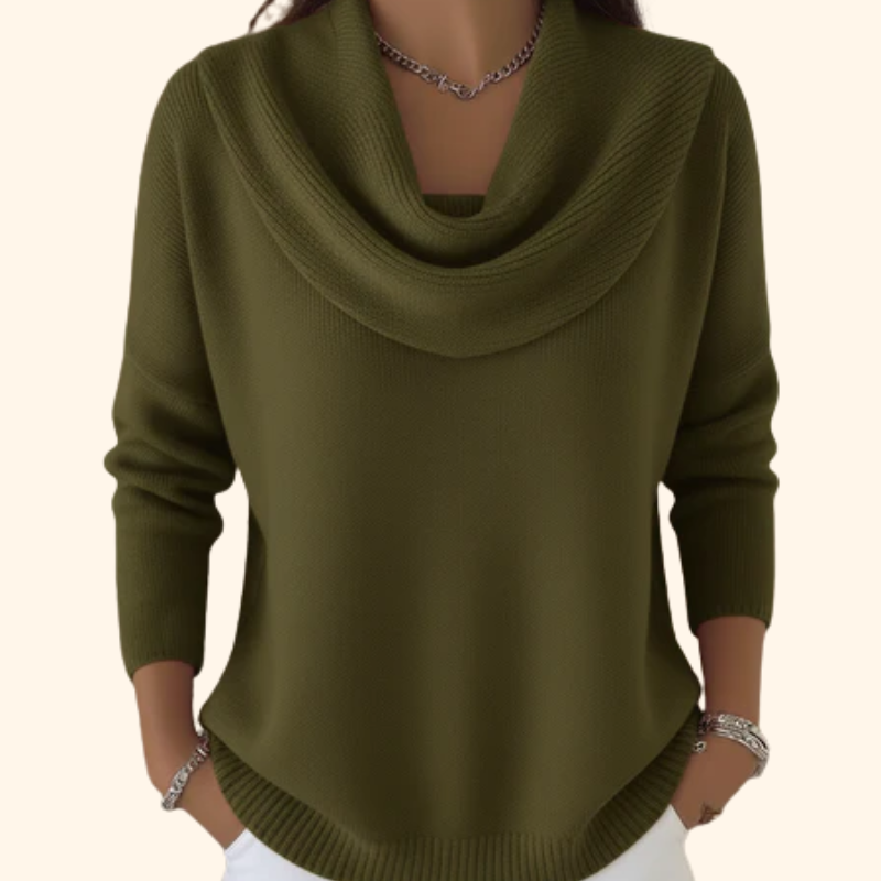 Victoire™ | Soft Cowl Neck Jumper