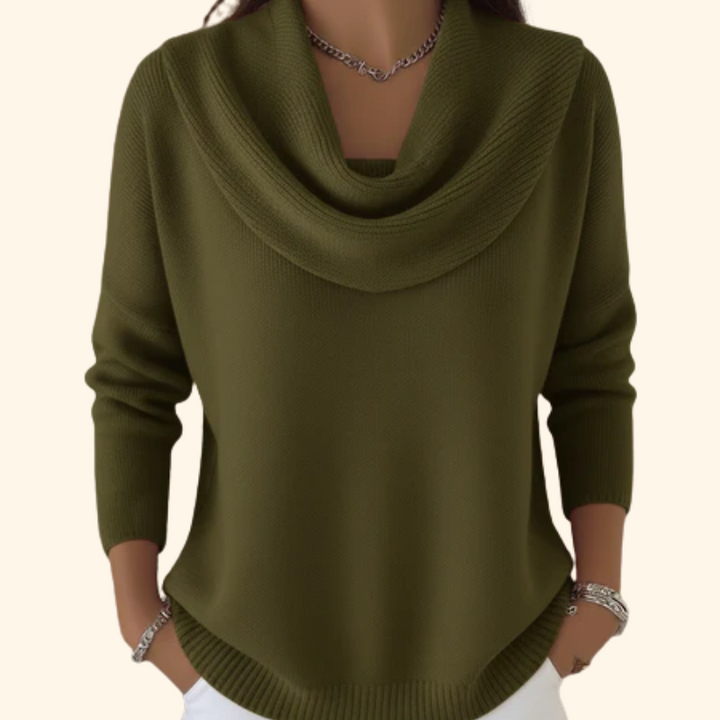 Victoire™ | Soft Cowl Neck Jumper