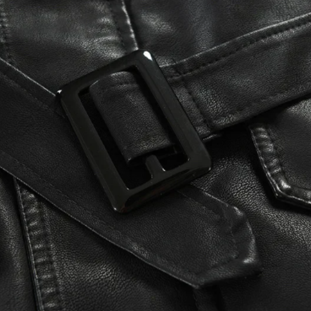 ANDRE™|ELEGANT LONG BIKER JACKET