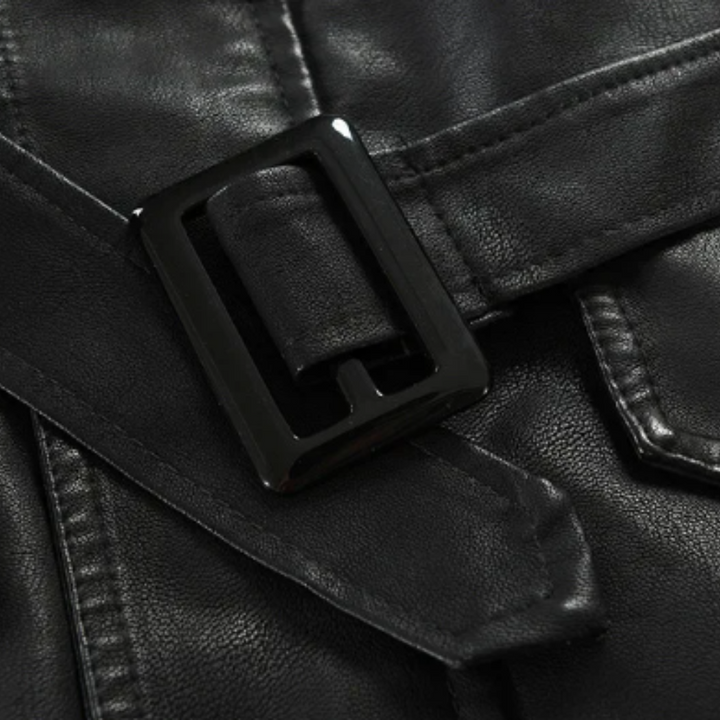 ANDRE™|ELEGANT LONG BIKER JACKET