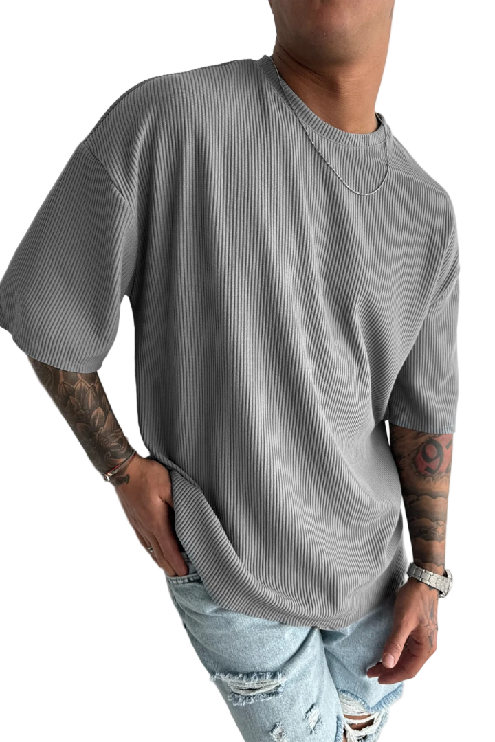 Madison | Oversize Ribbed T-shirt