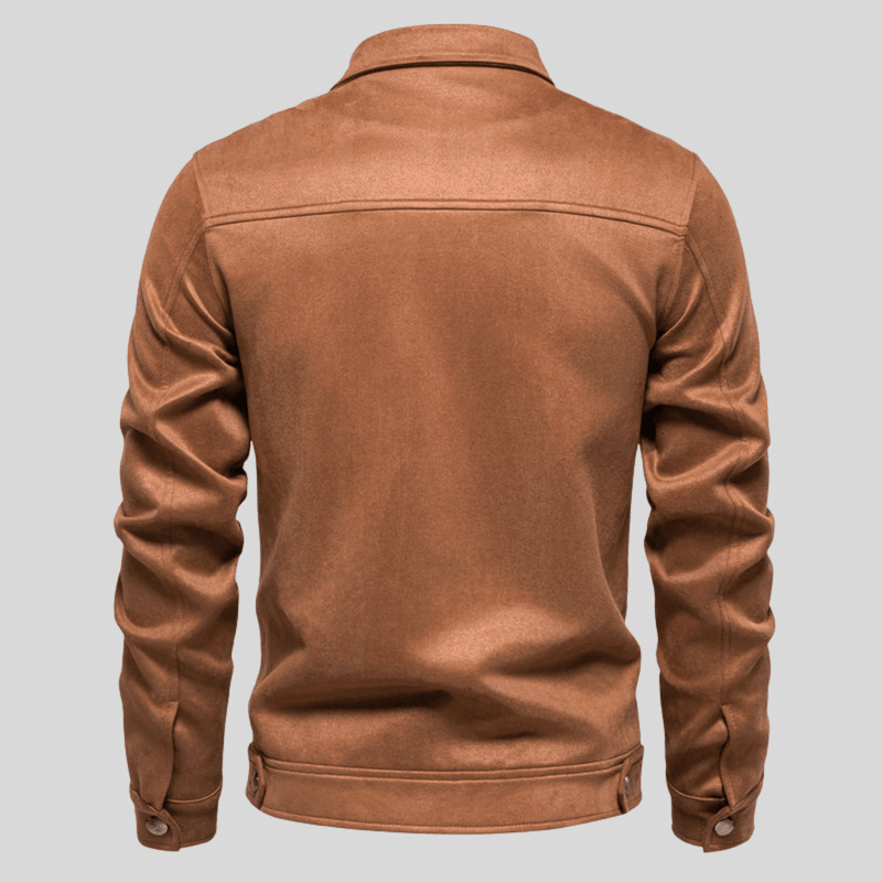 Suede Jacket with Zip – Stylish Men's Jacket with Luxury Finish and Comfortable Fit