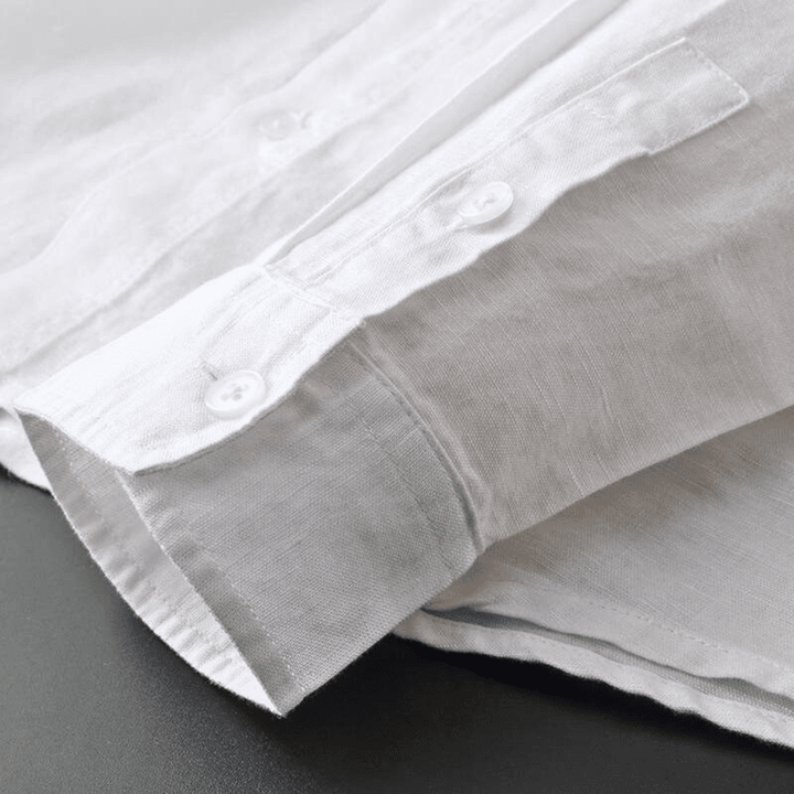 Button Hoodie – Lightweight Cotton-Linen Blend Hoodie with Buttons