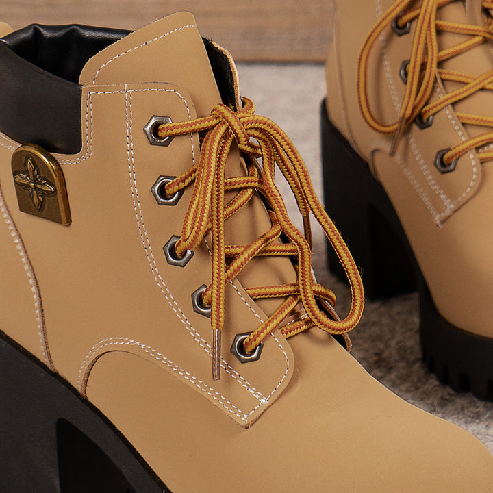 Bootara Women's Cowhide - Waterproof Ankle Boots