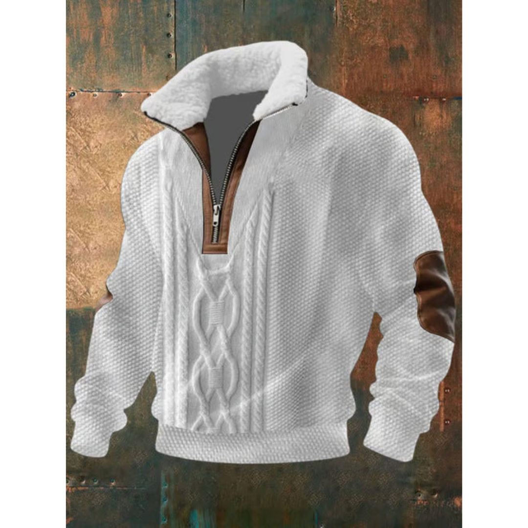 SILVORO | HIGH NECK FLEECE JUMPER