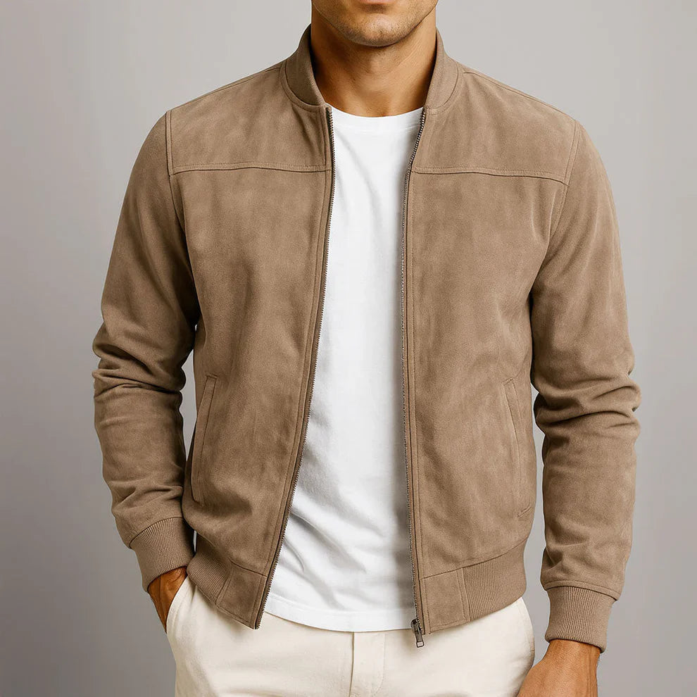 Madison | Suede Bomber Jacket